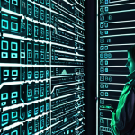 **Prompt:** Secure digital fortress, strong password wall, complex characters, vibrant cybernetic style, glowing lines, security system interface, digital artwork.