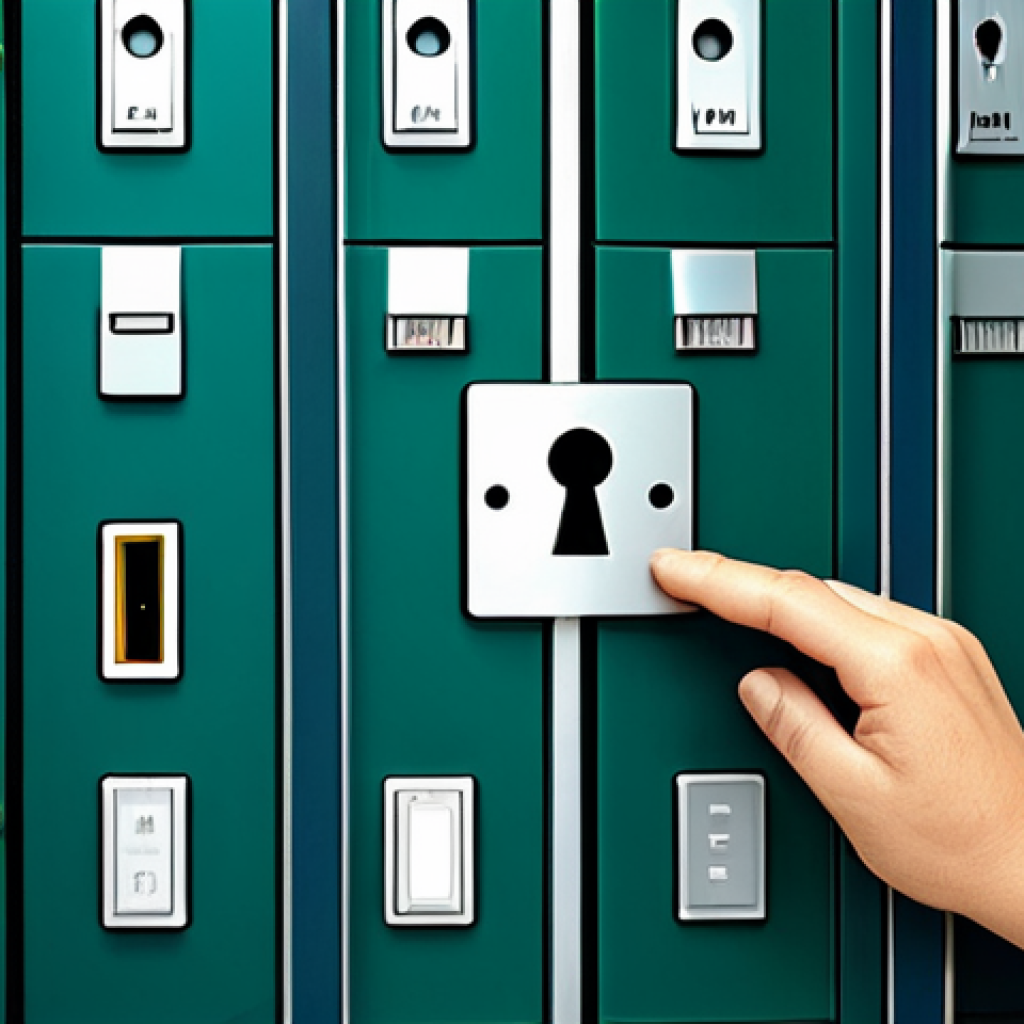Secure Password Management**
"A clean and modern graphic illustrating secure password management. Depict a stylized key locking a vault filled with digital icons representing online accounts. Background shows a subtle representation of the internet. Colors are professional and calming (blues, greens, grays). Safe for work, appropriate content, fully clothed concept (abstract representation), professional, modest, family-friendly, perfect anatomy (in any human figures if present - ideally none), correct proportions, natural pose (if any figures), well-formed hands (if any figures), proper finger count, natural body proportions."
**